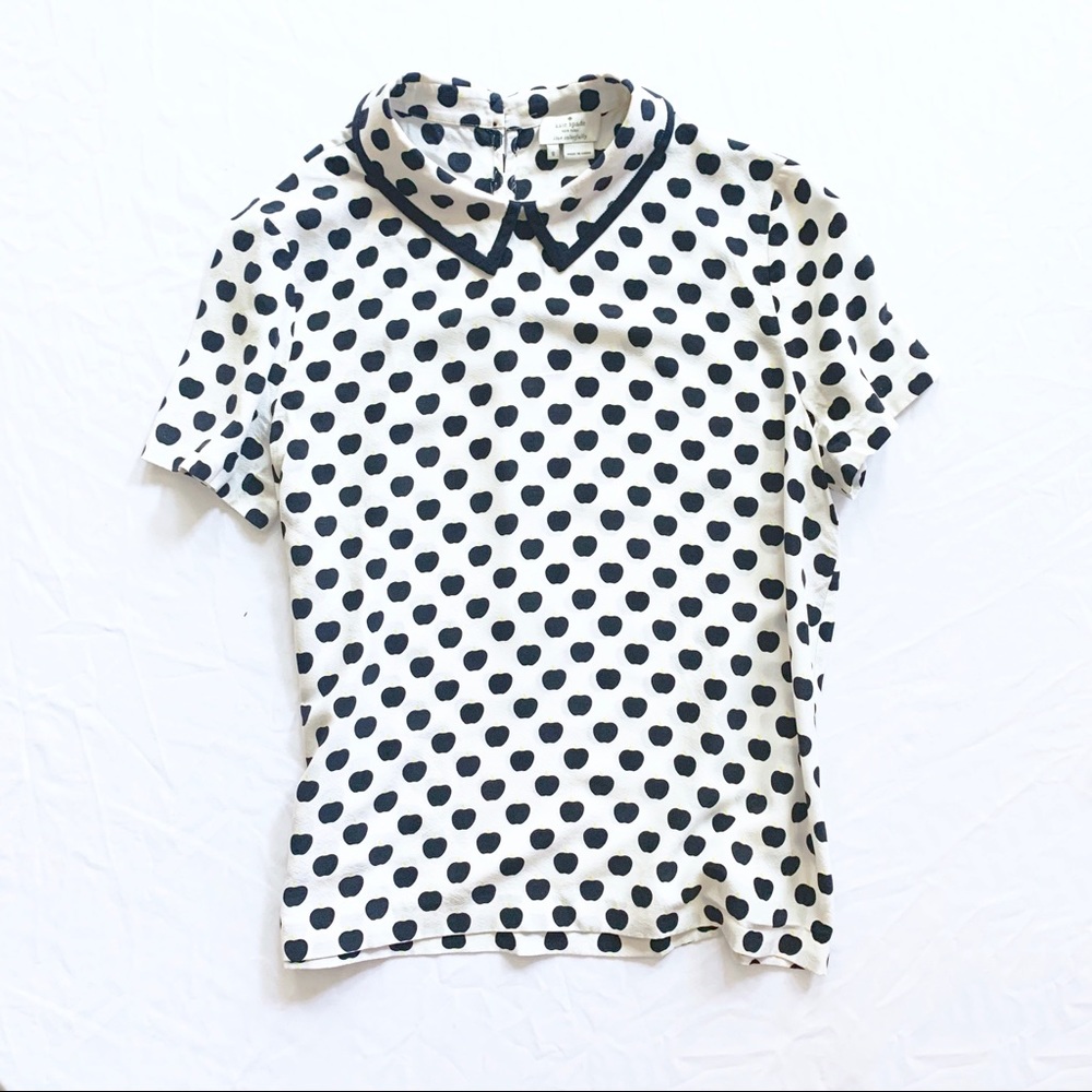 Kate Spade Apple Sierra Blouse Sz. 8